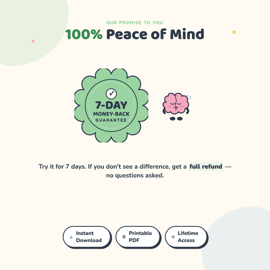 The Focus Kit™ - 100+ Printable Activities That Turn "I Can't" Into Focus